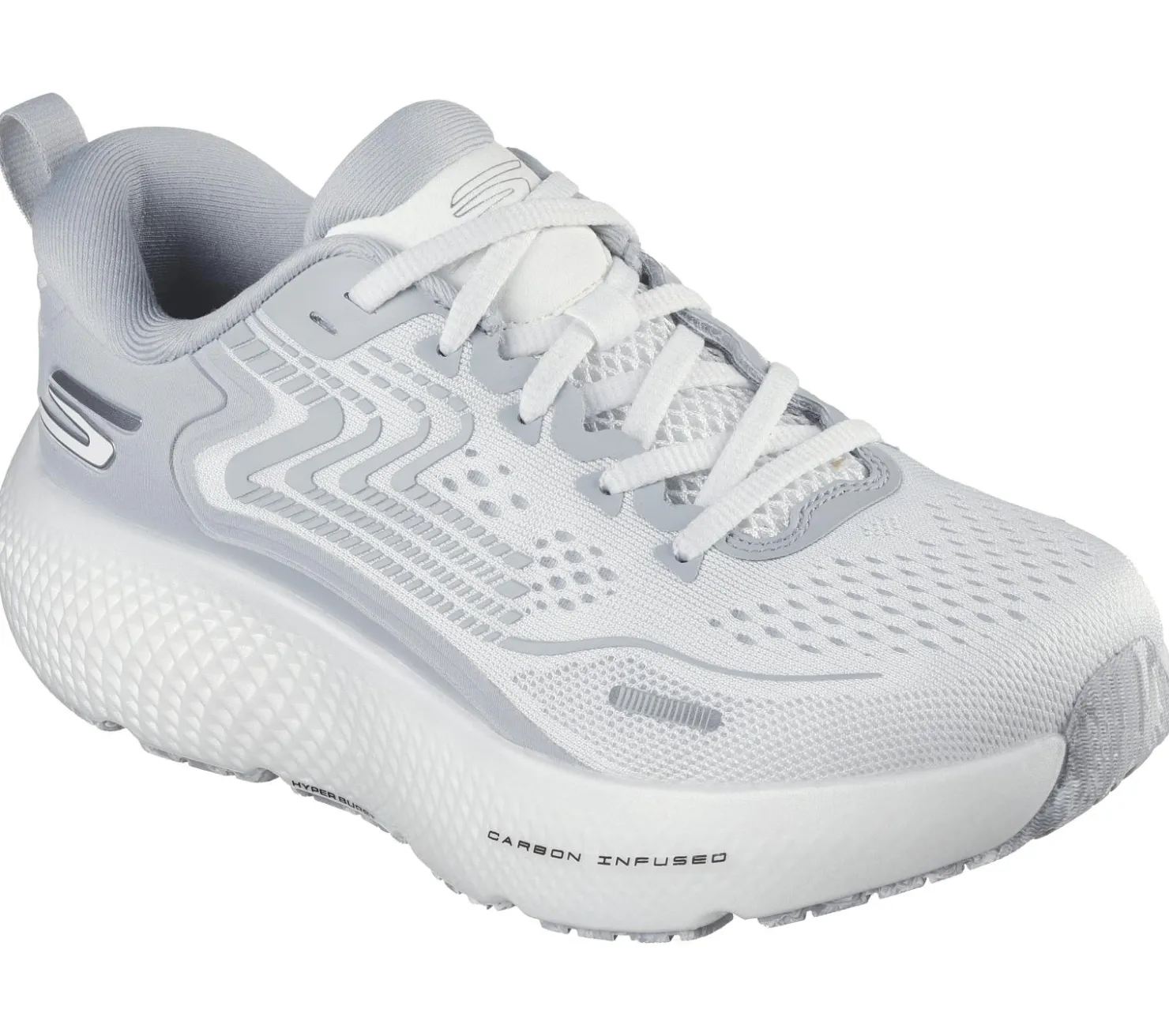 Lace Up|Athletic Sneakers<SKECHERS GO RUN MaxRoad 6 WHITE / GRAY