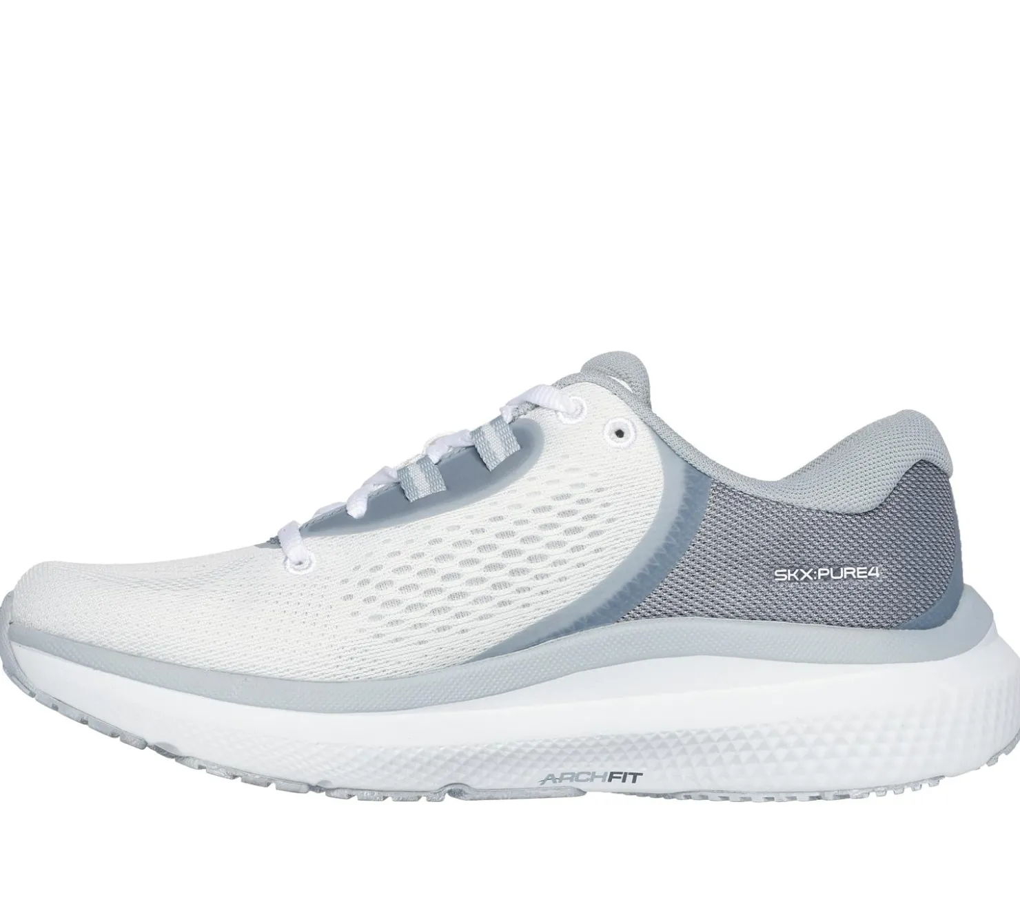 Lace Up|Athletic Sneakers<SKECHERS GO RUN Pure 4 WHITE / GRAY