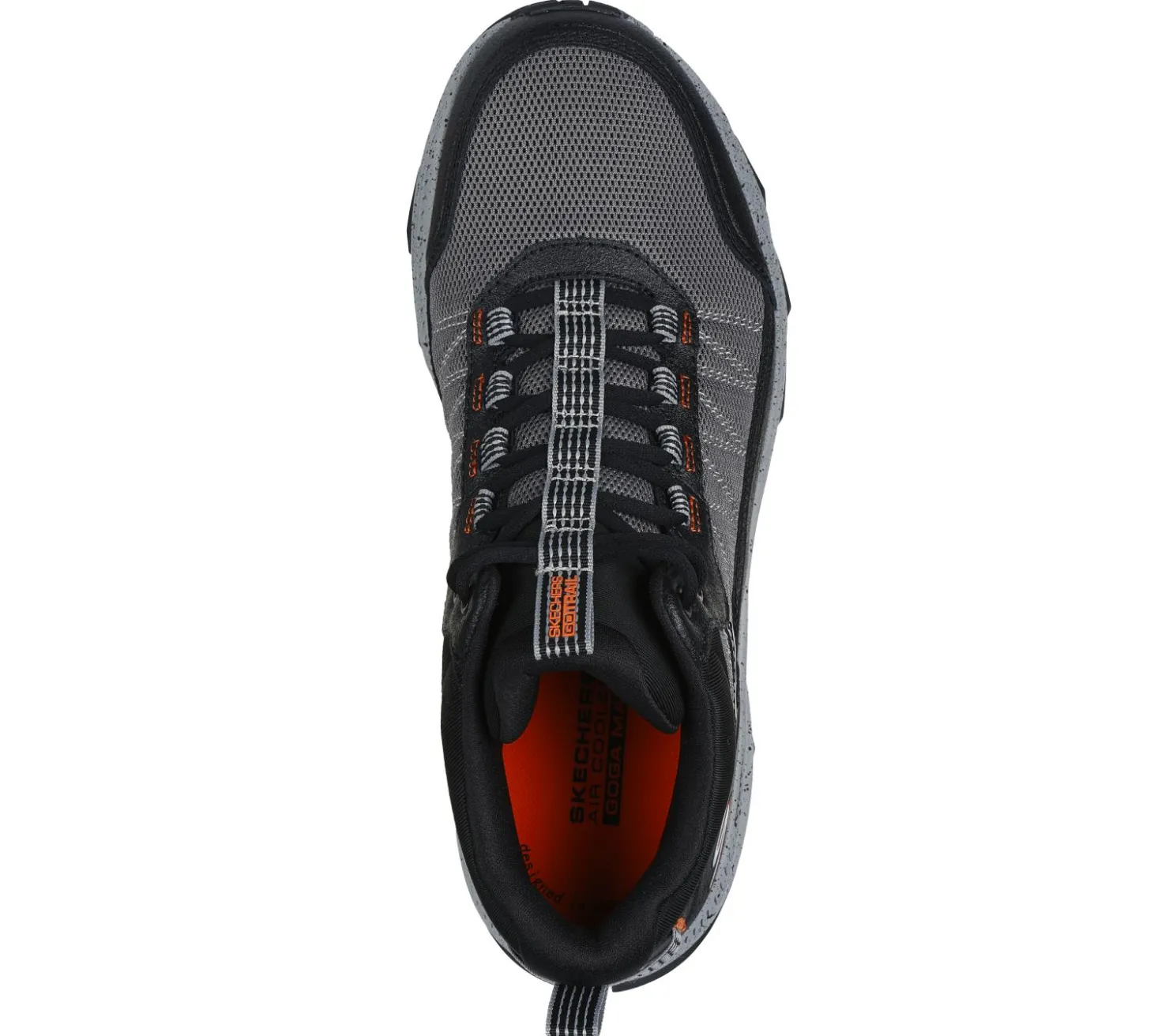 Lace Up|Athletic Sneakers<SKECHERS GO RUN Trail Altitude - Ridgetop CHARCOAL / ORANGE