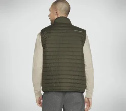 Tops|Tops<SKECHERS GO SHIELD Altitude Reversible Vest BROWN / OLIVE