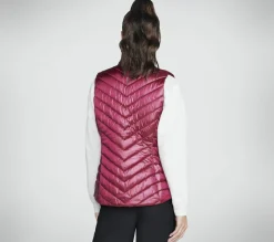 Tops|Tops<SKECHERS GO SHIELD Shine Vest PINK / RED