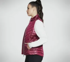Tops|Tops<SKECHERS GO SHIELD Shine Vest PINK / RED