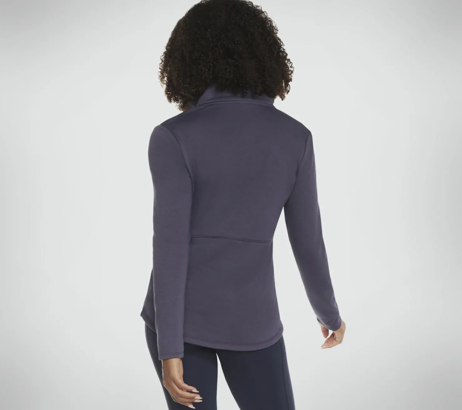 Tops|Tops<SKECHERS GO SNUGGLE Jacket PURPLE / CHARCOAL