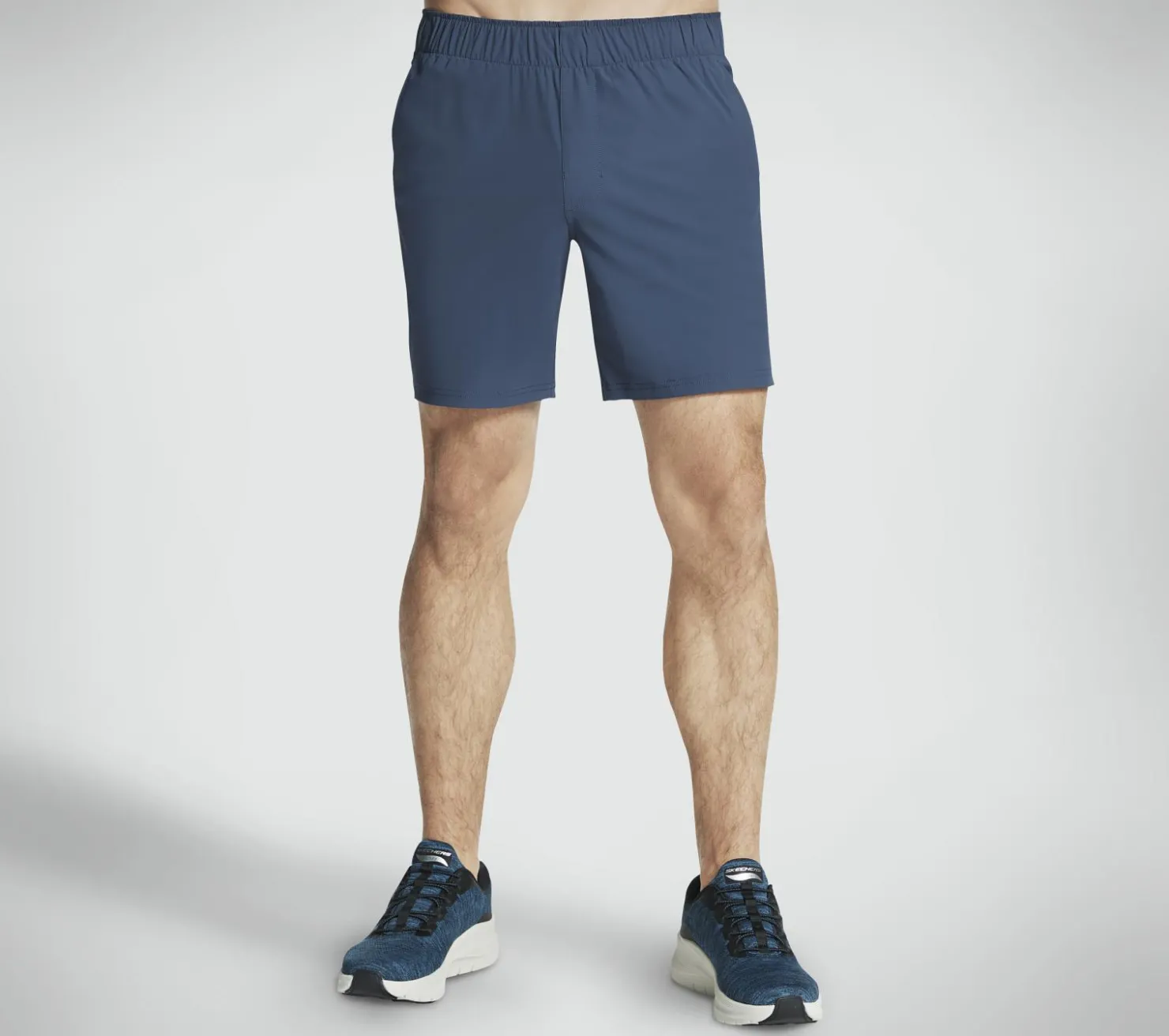 Bottoms|Bottoms<SKECHERS GO STRETCH Ultra 7 Inch Short CHARCOAL / NAVY