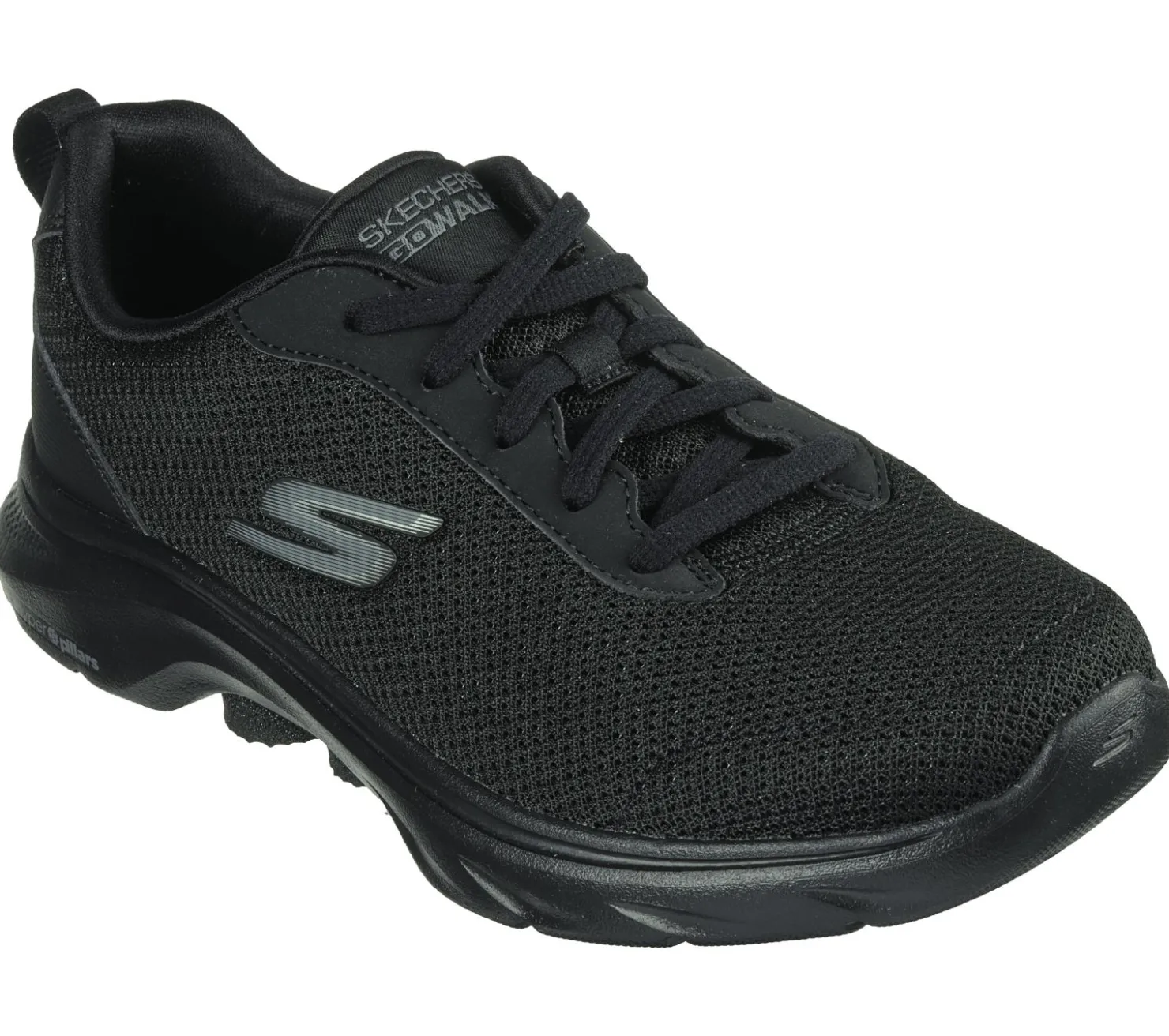 Lace Up|Casual Sneakers<SKECHERS GO WALK 7 - Clear Path BLACK
