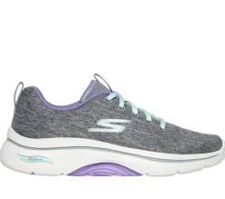 Lace Up|Casual Sneakers<SKECHERS GO WALK Arch Fit 2.0 - Vivid Sunset GRAY / LAVENDER