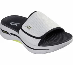 Sandals<SKECHERS GO WALK Arch Fit Sandal - Manta Ray Bay GRAY / YELLOW