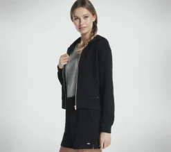 Tops|Tops<SKECHERS GO WALK Everywhere Diamond FZ Jacket BLACK