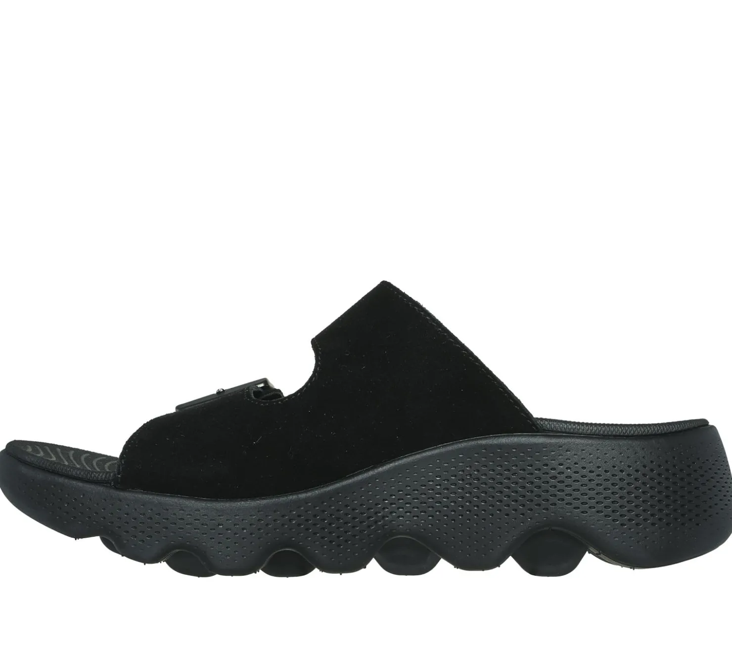 Sandals<SKECHERS GO WALK Massage Fit - Immerse BLACK