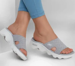 Sandals<SKECHERS GO WALK Massage Fit - Sweet Talk GRAY