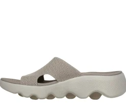 Sandals<SKECHERS GO WALK Massage Fit - Vogue TAUPE