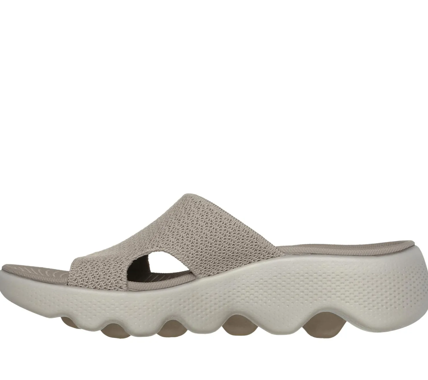 Sandals<SKECHERS GO WALK Massage Fit - Vogue TAUPE