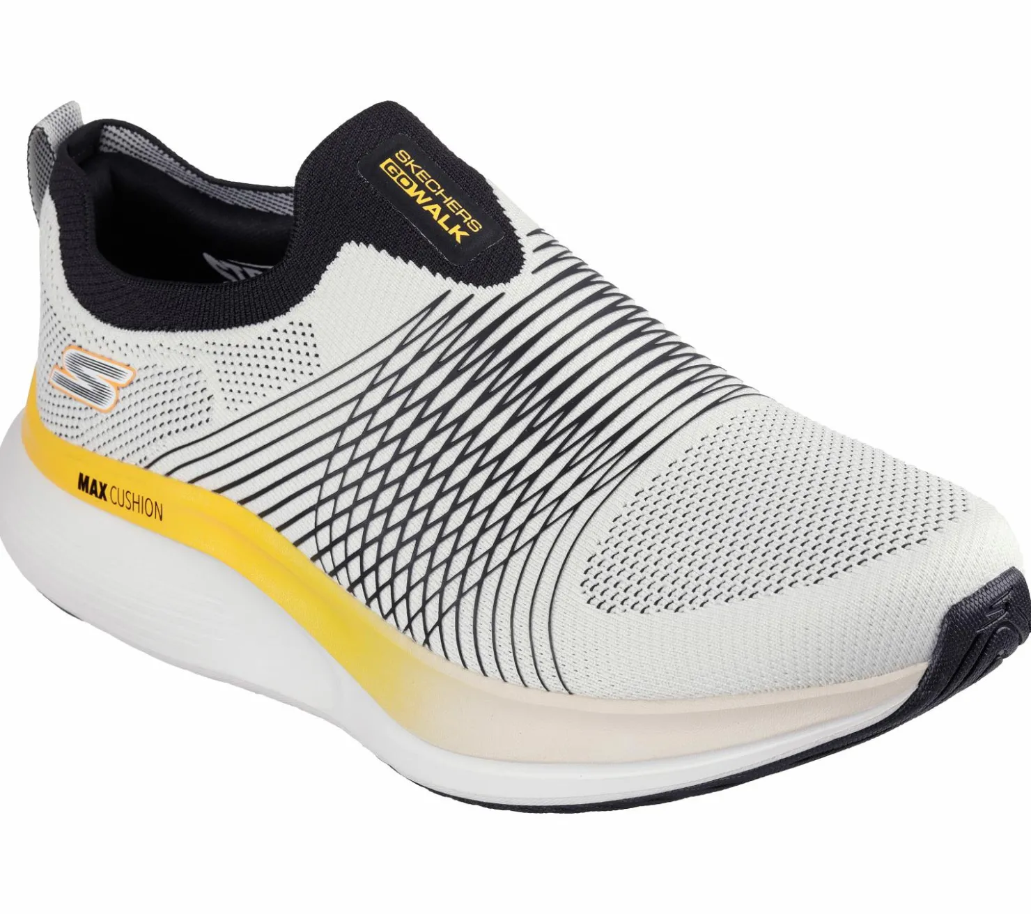 Slip-Ons|Athletic Sneakers<SKECHERS GO WALK Max Walker - Constantine OFF WHITE