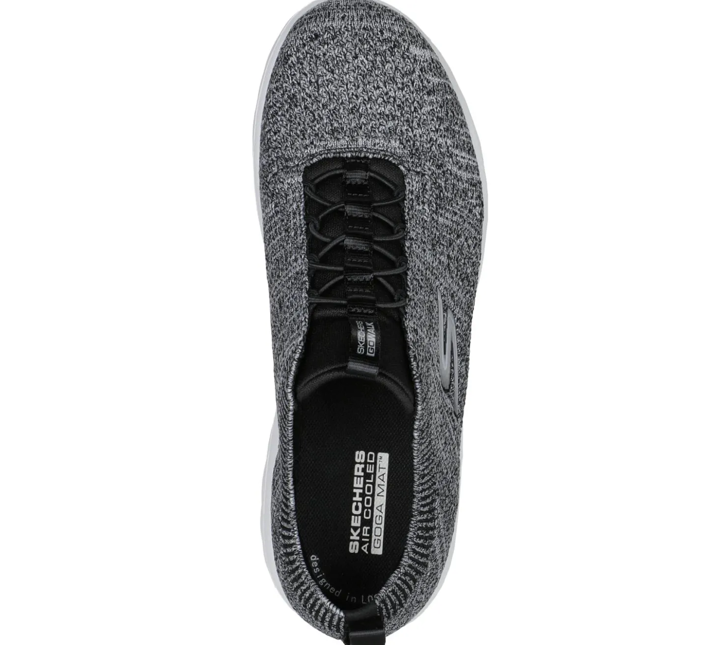 Slip-Ons|Casual Sneakers<SKECHERS GO WALK Travel - Radiant Moon BLACK / WHITE