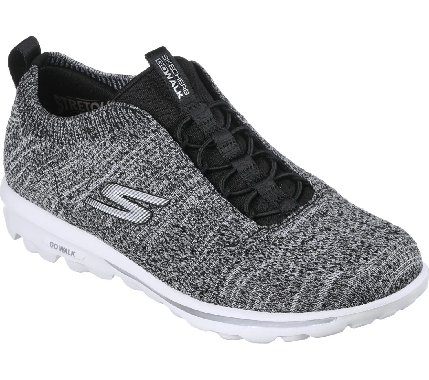 Slip-Ons|Casual Sneakers<SKECHERS GO WALK Travel - Radiant Moon BLACK / WHITE