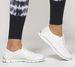 Slip-Ons<SKECHERS Gratis - Strolling WHITE / SILVER