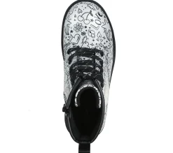 Lace Ups|Boots<SKECHERS Gravlen Hi - Doodle Down SILVER / BLACK