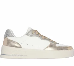 Lace Up|Casual Sneakers<SKECHERS Hiland - Soft Metals NATURAL / MULTI