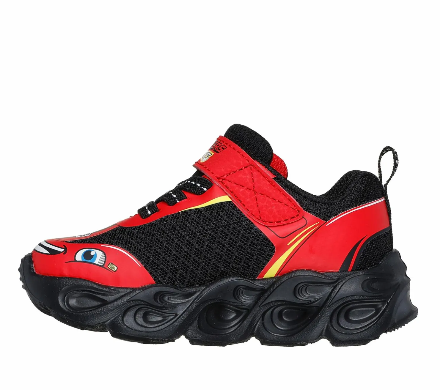 Light-Up|Athletic Shoes & Sneakers<SKECHERS Hot Lights: Thermo Flash - Wheel Buddies RED / BLACK