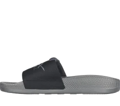Sandals<SKECHERS Hyper Slide - Revive GRAY / BLACK