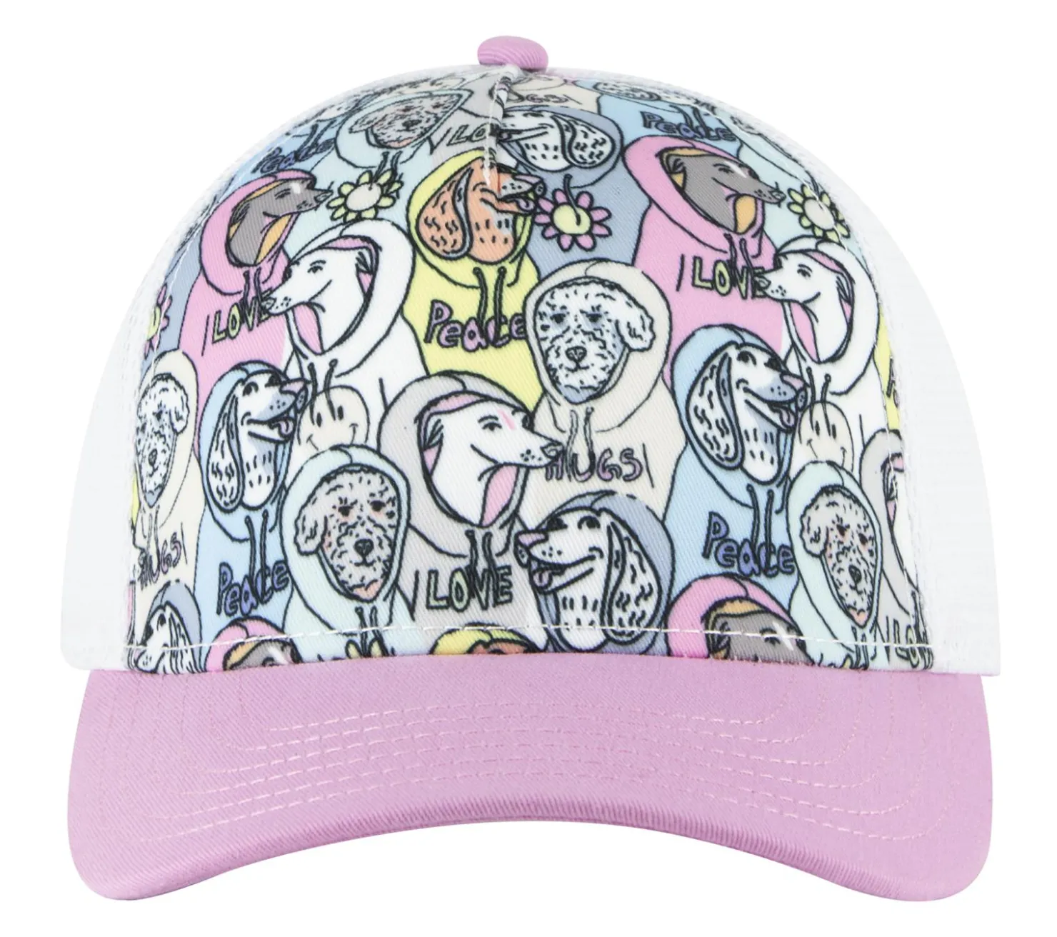 Hats|Accessories<SKECHERS IN THE HOOD TRUCKER BLUE / PINK