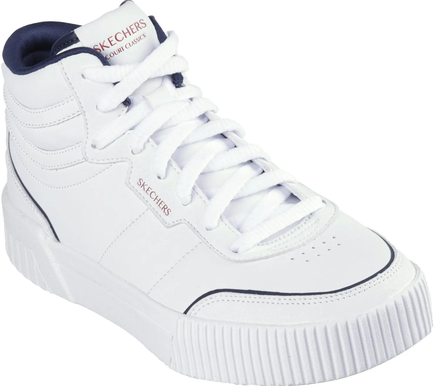 Lace Up|Casual Sneakers<SKECHERS Jade - High Reward WHITE / NAVY