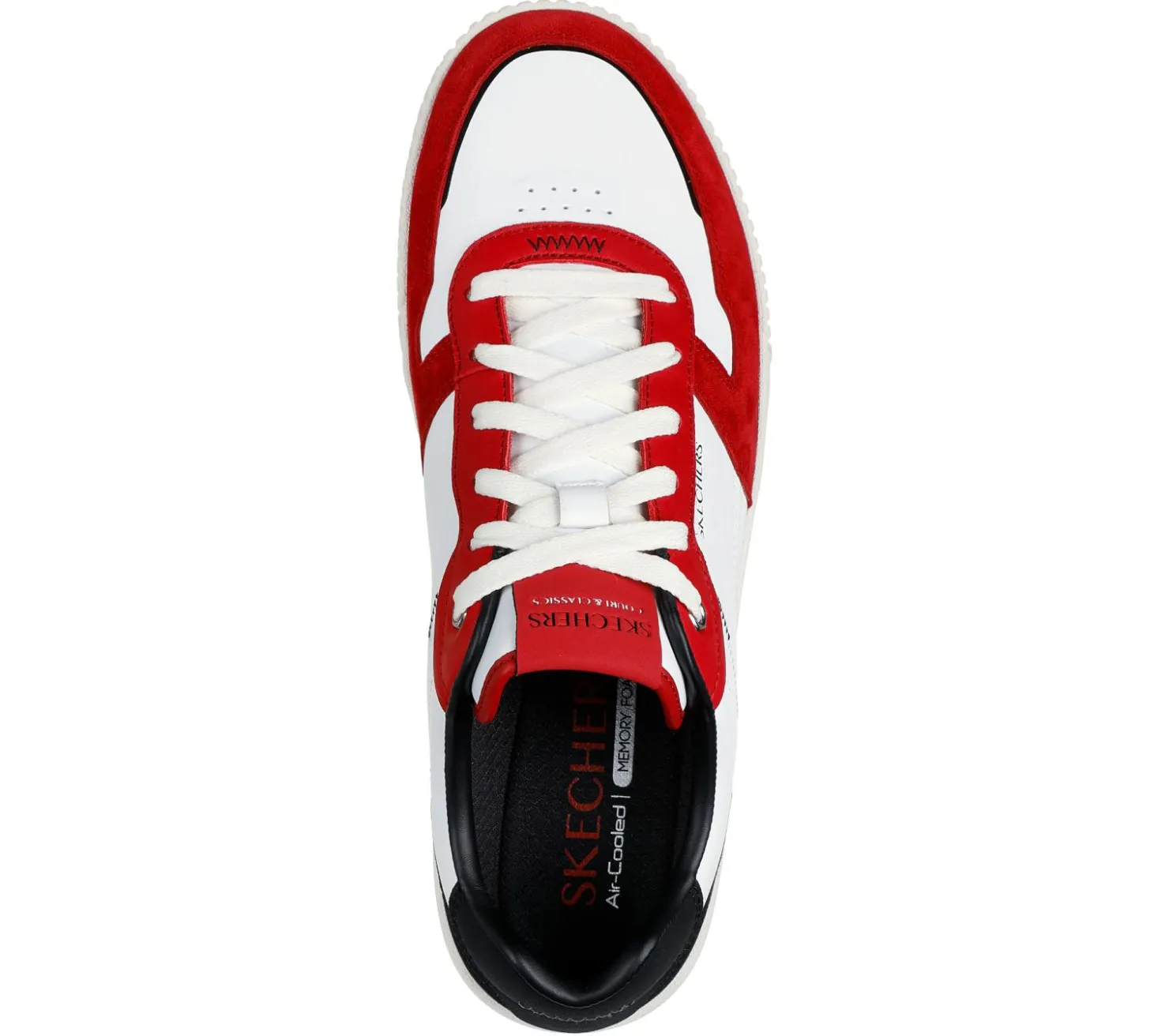 Lace Up|Casual Sneakers<SKECHERS Jade - Kovos WHITE / RED / BLACK