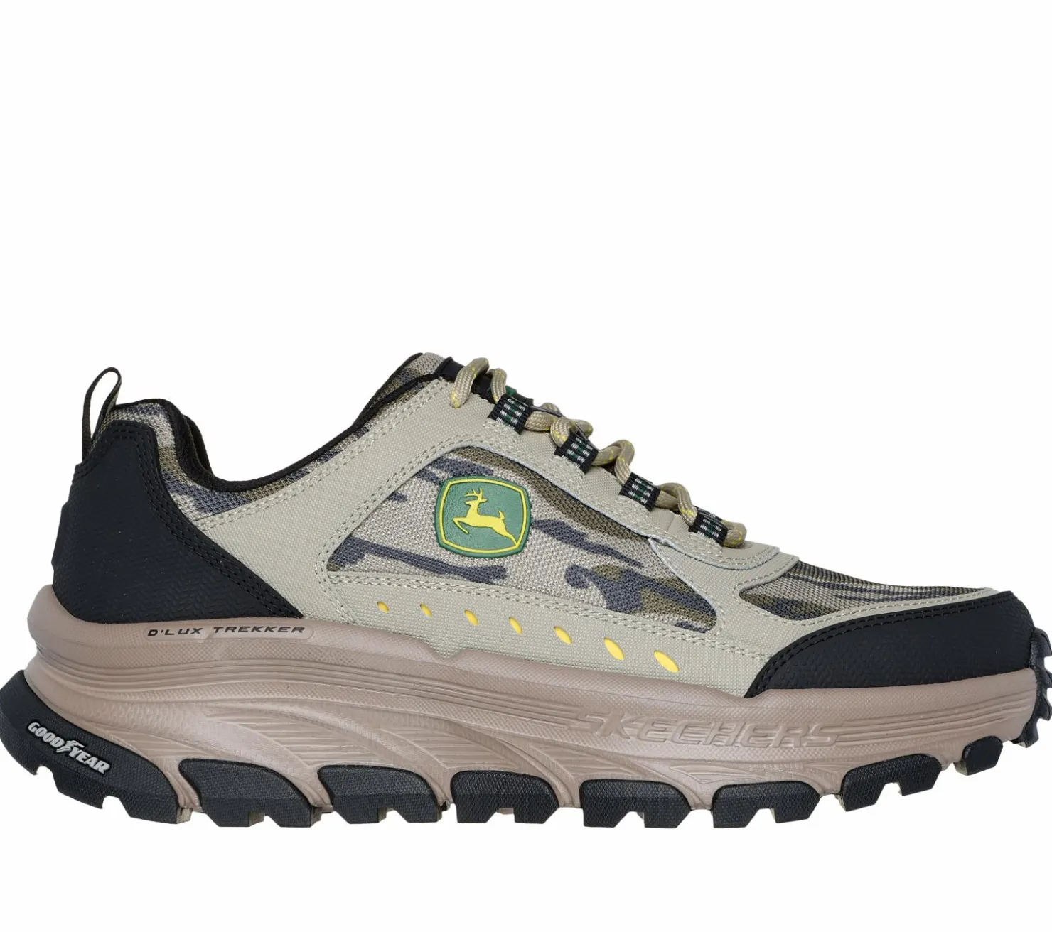 Lace Up|Athletic Sneakers<SKECHERS John Deere: D'Lux Trekker - Soundguard CAMOUFLAGE