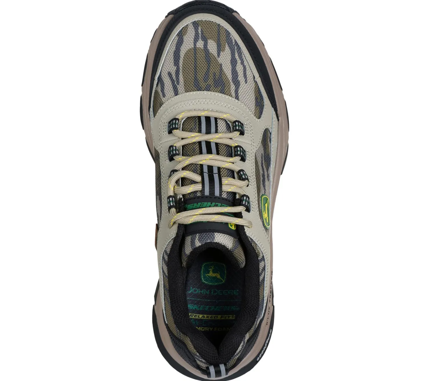 Lace Up|Athletic Sneakers<SKECHERS John Deere: D'Lux Trekker - Soundguard CAMOUFLAGE