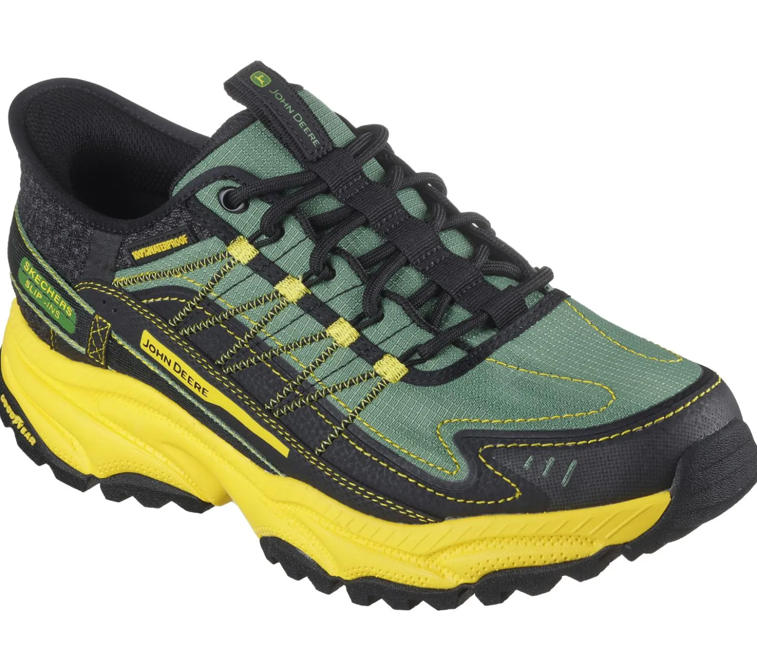 Hands Free Slip-Ins|Athletic Sneakers<SKECHERS John Deere: Slip-ins Vigor AT GRAY / YELLOW