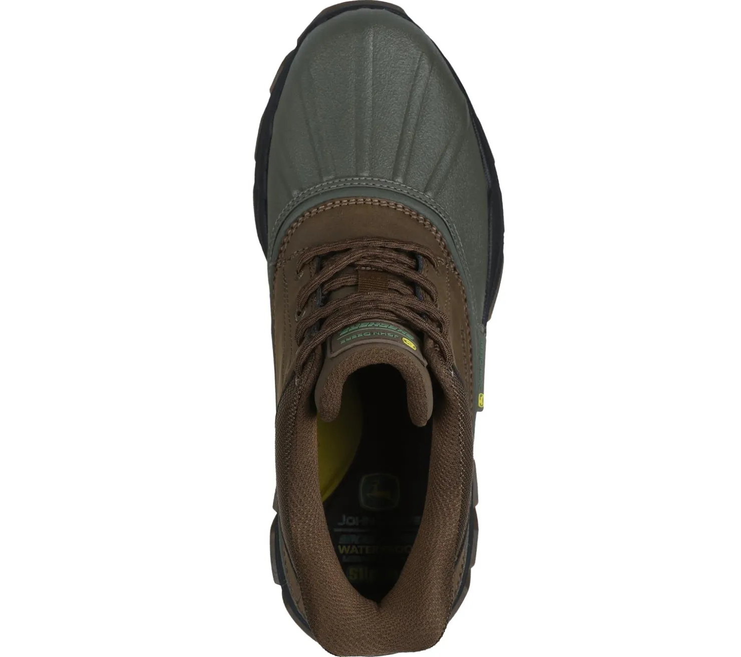 Hands Free Slip-Ins|Boots<SKECHERS John Deere: Slip-ins Respected - Swamper OLIVE / BROWN