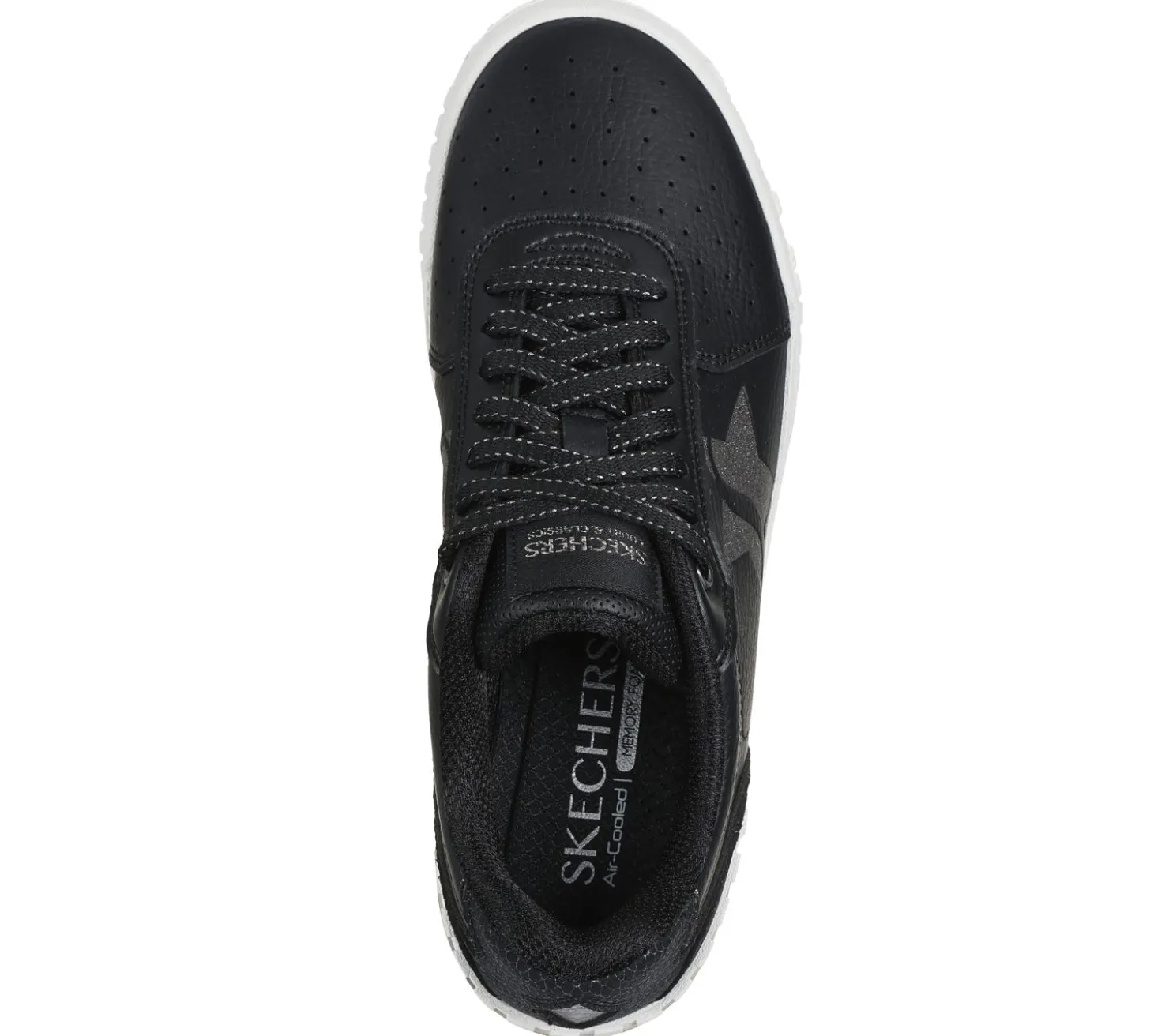 Lace Up|Casual Sneakers<SKECHERS Jumbo Jade - Lifted Chic BLACK