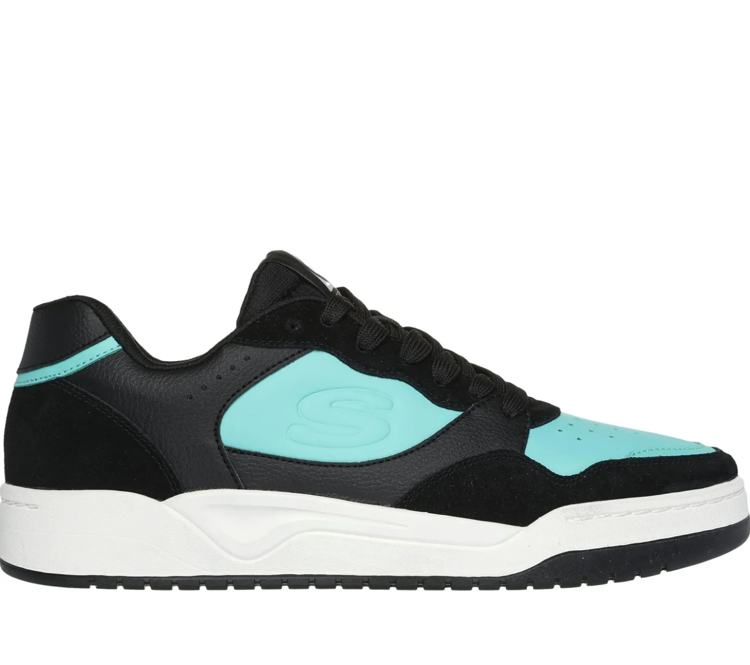 Lace Up|Casual Sneakers<SKECHERS Koopa Court - Volley Low Varsity BLACK / BLUE