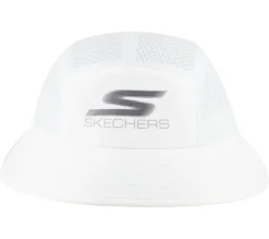 Hats|Accessories<SKECHERS Liberated Mesh Bucket Hat WHITE