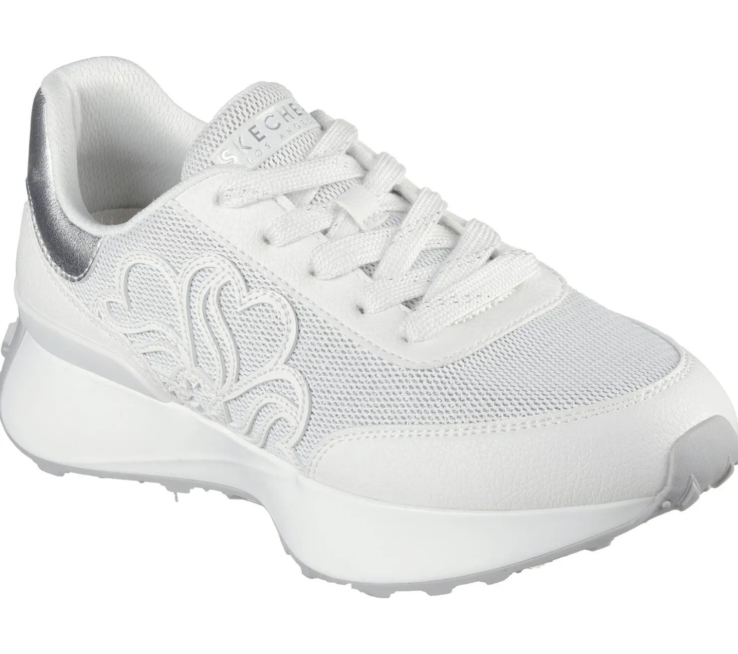 Lace Up|Casual Sneakers<SKECHERS Lingo - Glam Central WHITE