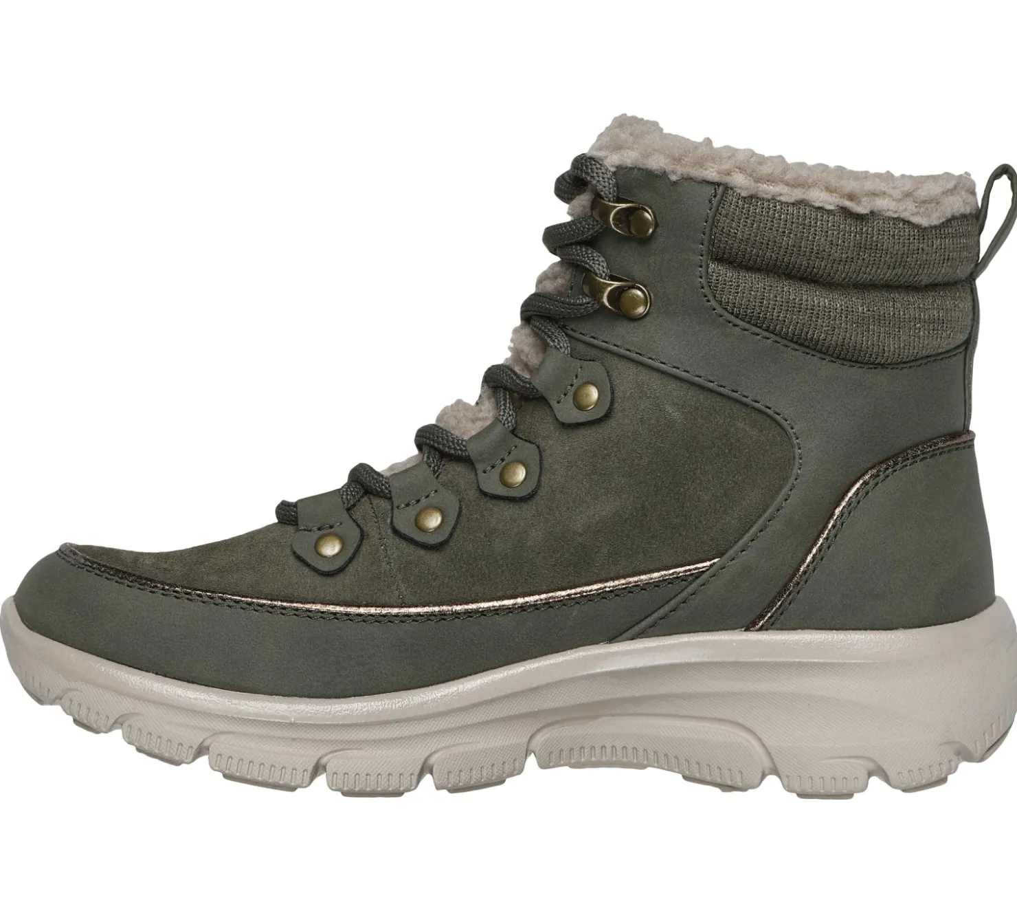 Boots<SKECHERS Martha Stewart Relaxed Fit: Easy Going - Winter Road 2 OLIVE