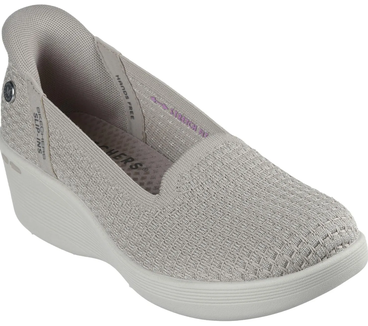 Wedges|Hands Free Slip-Ins<SKECHERS Martha Stewart X Slip-ins: Pier-Lite TAUPE