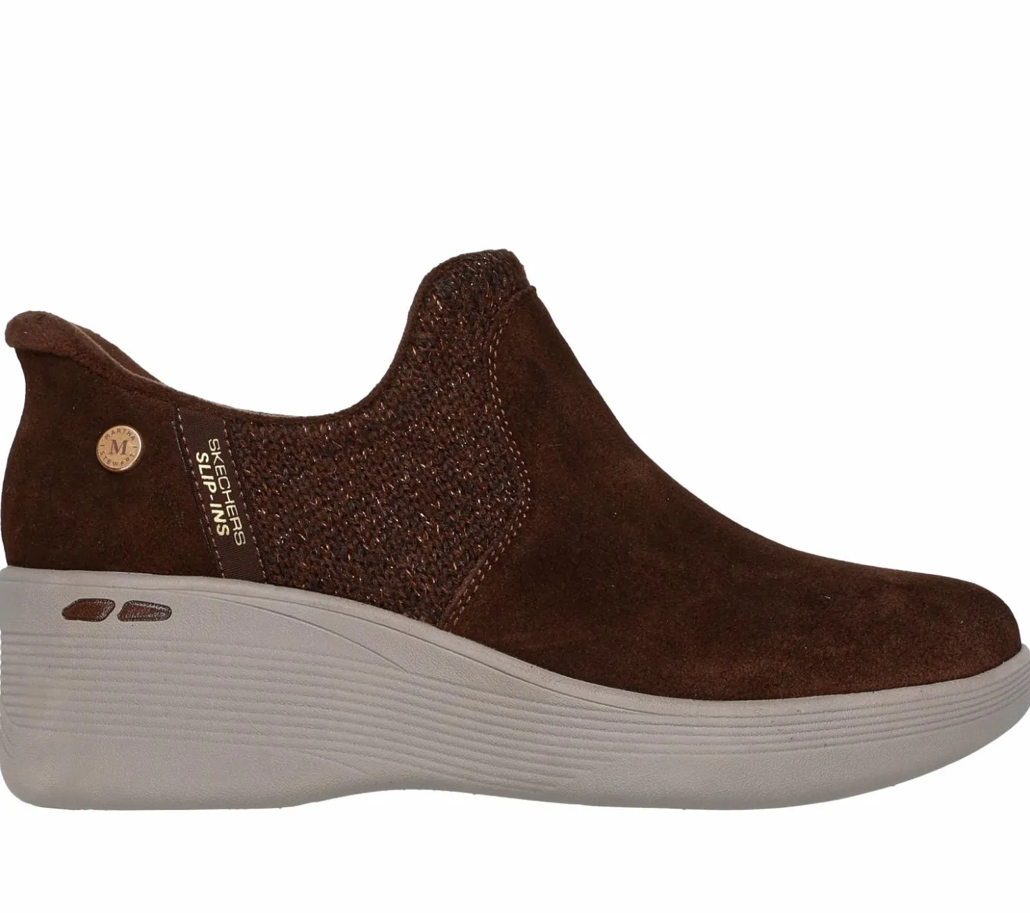 Wedges|Slip-Ons<SKECHERS Martha Stewart X Slip-ins: Pier-Lite - Lovely Autumn CHOCOLATE