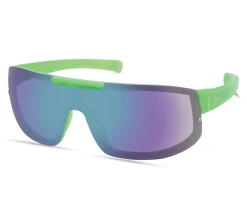 Sunglasses<SKECHERS Matte Wrap Sunglasses GREEN