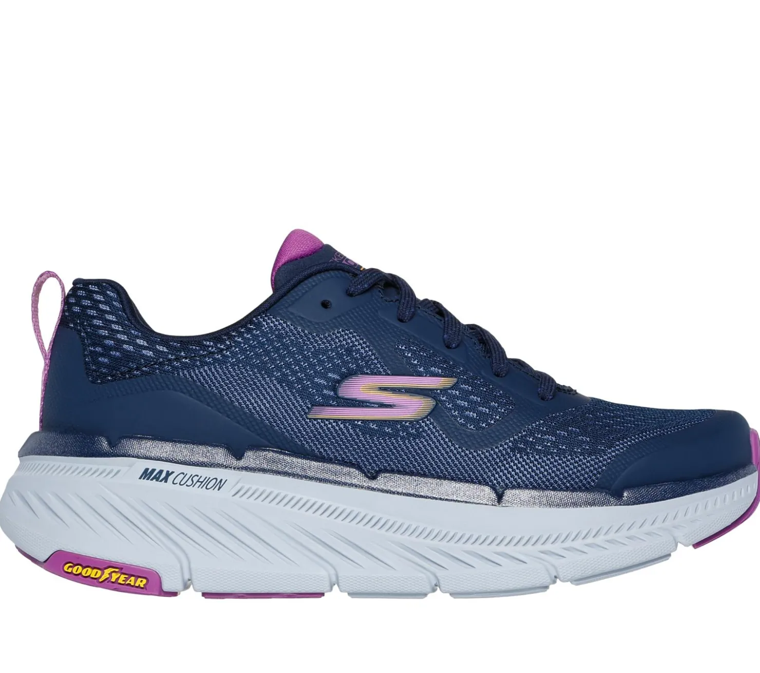 Lace Up|Athletic Sneakers<SKECHERS Max Cushioning Premier 2.0 - Hillsborough NAVY / PURPLE