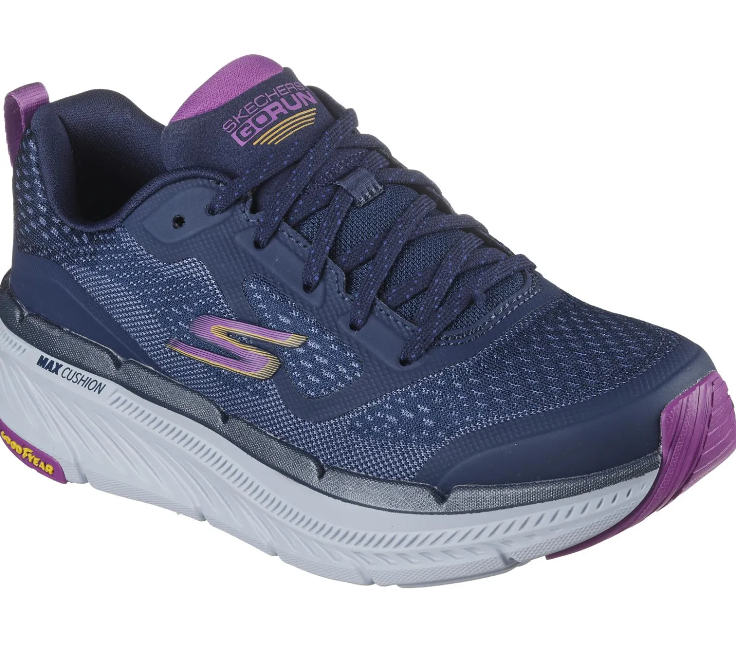 Lace Up|Athletic Sneakers<SKECHERS Max Cushioning Premier 2.0 - Hillsborough NAVY / PURPLE