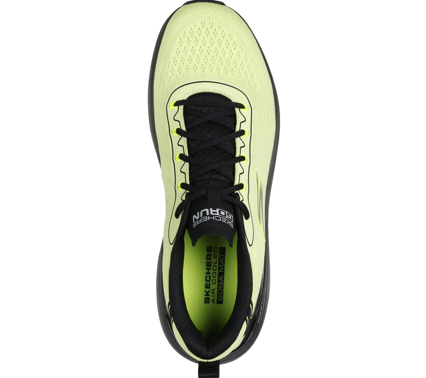 Lace Up|Athletic Sneakers<SKECHERS Max Cushioning Suspension - Voyager LIME / BLACK