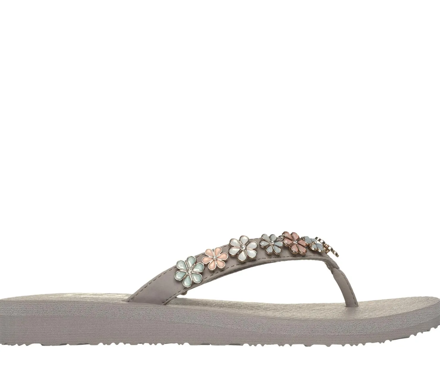 Sandals<SKECHERS Meditation - Daisy Crush TAUPE / MULTI