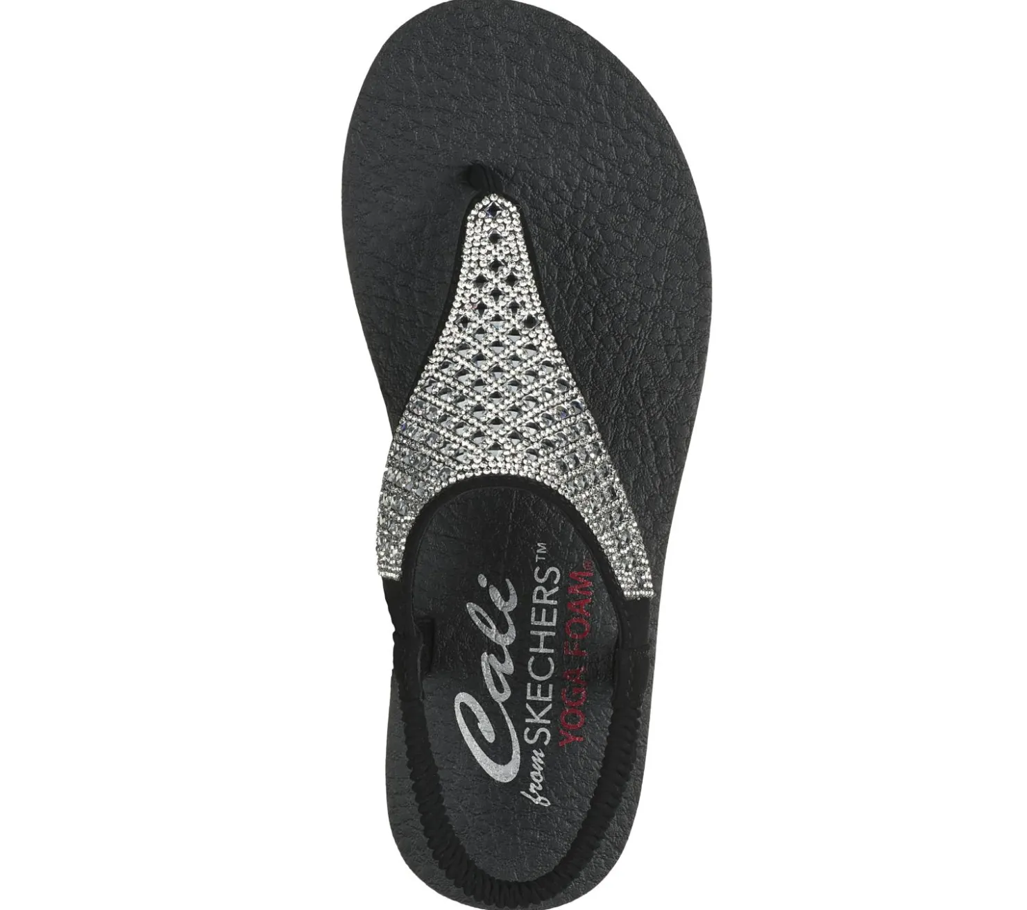 Sandals<SKECHERS Meditation - Rockstar BLACK
