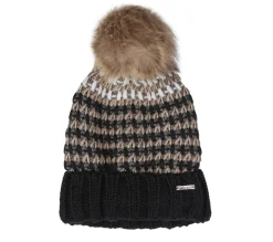 Hats|Cold Weather Gear<SKECHERS Metallic Yarn Beanie Hat BLACK