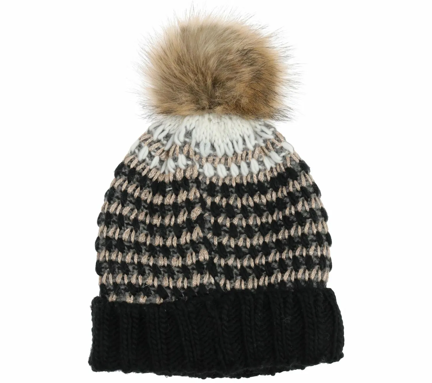Hats|Cold Weather Gear<SKECHERS Metallic Yarn Beanie Hat BLACK