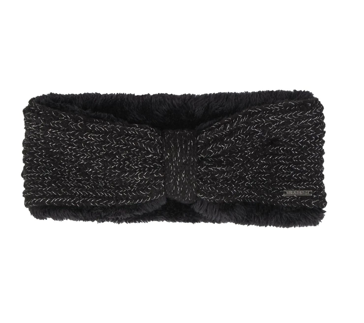 Cold Weather Gear<SKECHERS Metallic Yarn Winter Headwrap BLACK