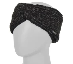 Cold Weather Gear<SKECHERS Metallic Yarn Winter Headwrap BLACK