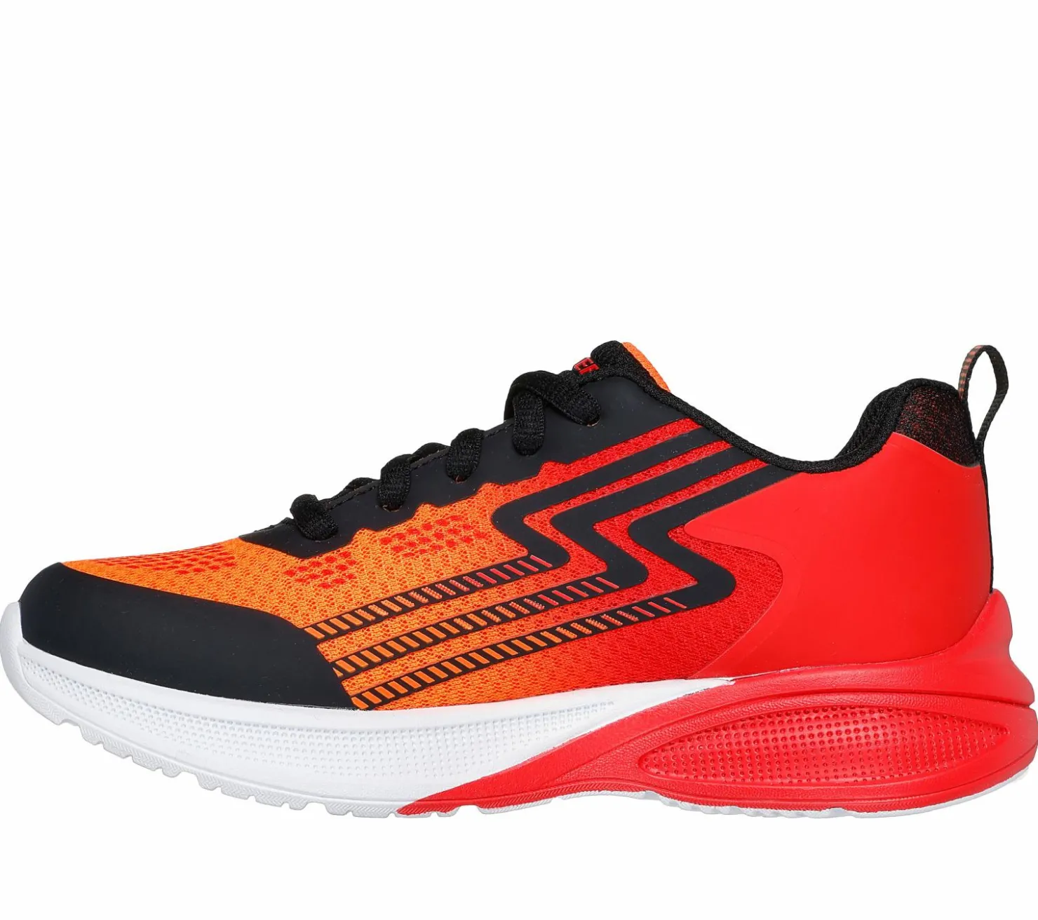 Lace Ups|Athletic Shoes & Sneakers<SKECHERS Microspec Max Advance - Vadieno BLACK / RED
