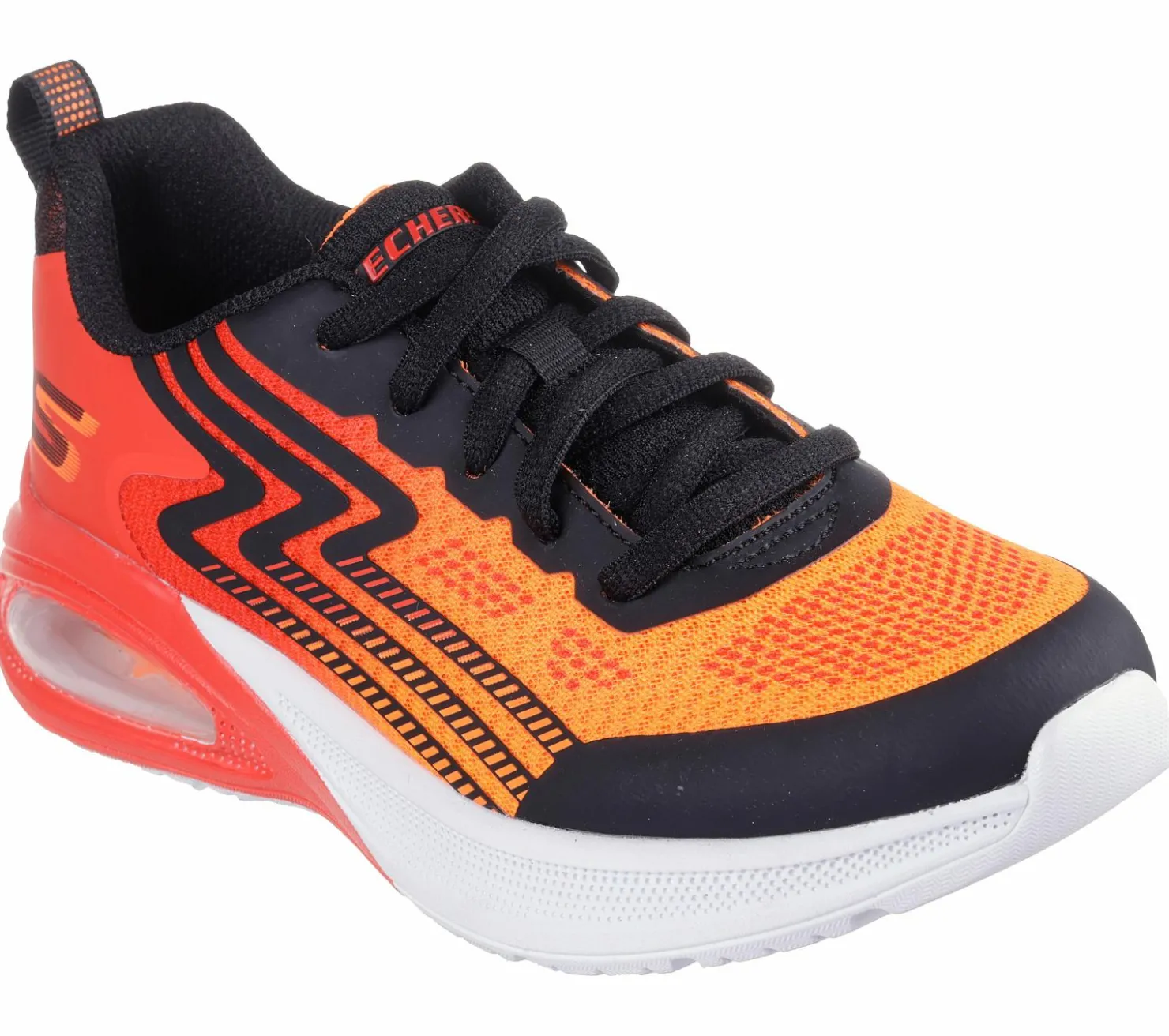 Lace Ups|Athletic Shoes & Sneakers<SKECHERS Microspec Max Advance - Vadieno BLACK / RED